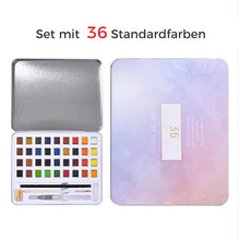 Laden Sie das Bild in den Galerie-Viewer, Glitzer-/Metallic-Aquarell-Set
