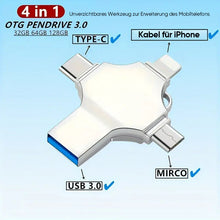 Laden Sie das Bild in den Galerie-Viewer, 4-in-1-Kreuz USB-Flash-Laufwerk