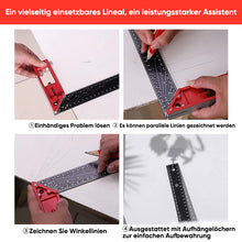 Laden Sie das Bild in den Galerie-Viewer, Mehrwinkel-Messlineal - Hochwertiges professionelles Messwerkzeug