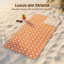 Laden Sie das Bild in den Galerie-Viewer, 2-in-1 wandelbares Strandtuch mit Tasche