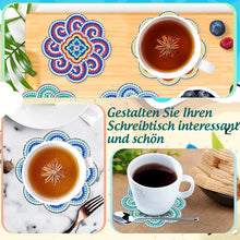 Laden Sie das Bild in den Galerie-Viewer, Untersetzer mit Diamantbemalung (Mandala)