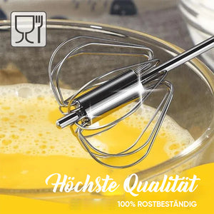 Halbautomatischer Schneebesen aus Edelstahl