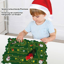 Laden Sie das Bild in den Galerie-Viewer, Puzzlespielzeug für Kinder mit Schienenfahrzeugen