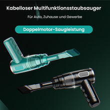 Laden Sie das Bild in den Galerie-Viewer, Kabelloser tragbarer Handstaubsauger mit starker Saugleistung