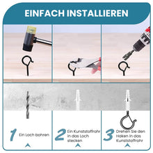 Laden Sie das Bild in den Galerie-Viewer, Quadratische Karabinerhaken zum Aufhängen