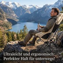 Laden Sie das Bild in den Galerie-Viewer, Tragbarer Klappstuhl