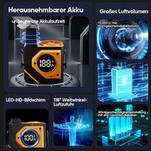 Laden Sie das Bild in den Galerie-Viewer, Multifunktionaler tragbarer Ventilator mit Taillenclip für den Außenbereich