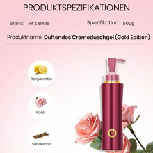 Laden Sie das Bild in den Galerie-Viewer, Let&#39;s Smile Duschgel (Gold Edition) ✨