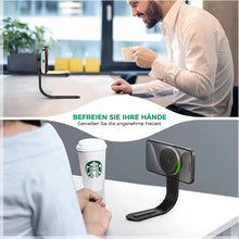 Laden Sie das Bild in den Galerie-Viewer, 2-in-1 Zusammenklappbares Magnetisches Kabelloses Autoladegerät