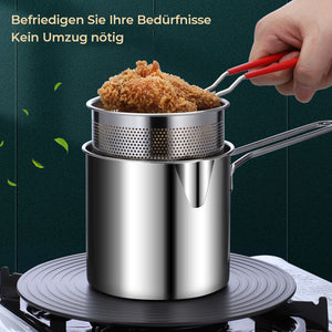 Multifunktionale Fritteuse aus Edelstahl 304