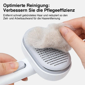 Schwimmende Haarbürste für Haustiere