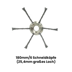 Saker Mähkopf aus Stahldraht