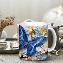 Laden Sie das Bild in den Galerie-Viewer, Wasserbecher mit Schmetterlingsblumen-Aufdruck