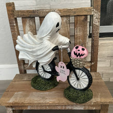 Laden Sie das Bild in den Galerie-Viewer, Geisterreitendes Fahrradornament, Halloween-Dekoration