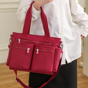 Lässige Tragetasche mit mehreren Taschen