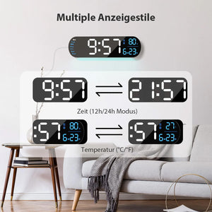 Saker Multifunktionsuhr mit LED-Anzeige