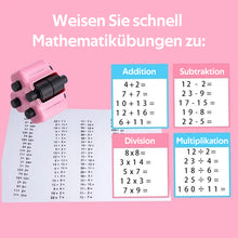 Laden Sie das Bild in den Galerie-Viewer, 4-in-1 Set für Mathematik-Übungsrollstempel