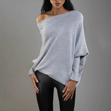 Laden Sie das Bild in den Galerie-Viewer, Gestrickter Schalpullover