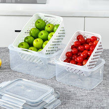 Laden Sie das Bild in den Galerie-Viewer, Frischhalteboxen für den Kühlschrank mit abnehmbarem Sieb
