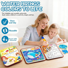 Laden Sie das Bild in den Galerie-Viewer, Reusable Magic Water Doodle Books for Kids