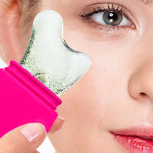 Eiszauber – Silikon-Kühlroller & Gua Sha