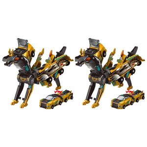 2-in-1 Magnetische Autos: Drachen und Einhörner