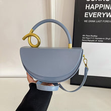Laden Sie das Bild in den Galerie-Viewer, Damen Mode Einfarbige Handtasche