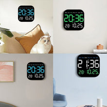 Laden Sie das Bild in den Galerie-Viewer, Quadratische LED-Uhr zum Aufhängen oder Aufstellen