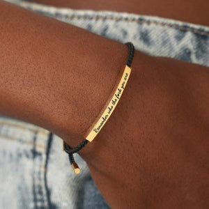 Geflochtenes, verstellbares Inspire-Armband