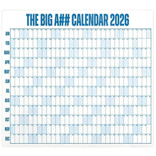 Laden Sie das Bild in den Galerie-Viewer, Großformatiger Wandkalender