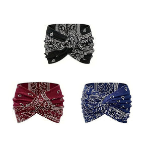 Bedrucktes Cross-Yoga-Stirnband