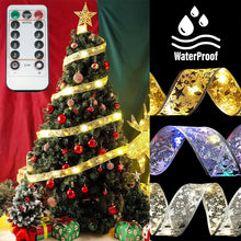 Laden Sie das Bild in den Galerie-Viewer, Band Weihnachtsbaumschmuck Lichterkette