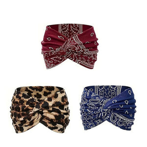 Bedrucktes Cross-Yoga-Stirnband