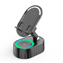 Laden Sie das Bild in den Galerie-Viewer, Wireless Induction Audio Bluetooth Speaker 5 in 1 Phone Holder