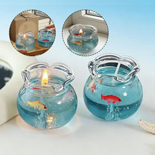 Laden Sie das Bild in den Galerie-Viewer, Mini-Blasen-Aquarium Duftkerze