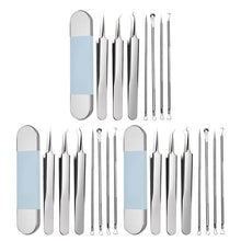 Laden Sie das Bild in den Galerie-Viewer, Werkzeugset zur Mitesserentfernung aus Edelstahl