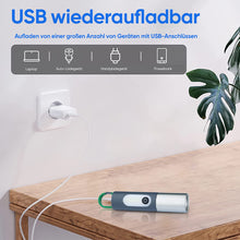 Laden Sie das Bild in den Galerie-Viewer, Multifunktionale wiederaufladbare LED-Taschenlampe