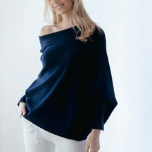 Laden Sie das Bild in den Galerie-Viewer, Gestrickter Schalpullover