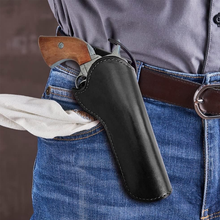 Laden Sie das Bild in den Galerie-Viewer, Retro Leder Holster Gürteltasche mit Gürtelschlaufe