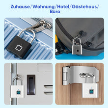Laden Sie das Bild in den Galerie-Viewer, Intelligentes Fingerabdruck-Vorhängeschloss