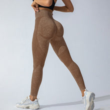 Laden Sie das Bild in den Galerie-Viewer, Einfarbige Sport-Leggings mit hoher Taille für Damen