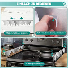 Laden Sie das Bild in den Galerie-Viewer, Ausziehbare Herdspaltabdeckung aus Edelstahl