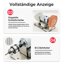 Laden Sie das Bild in den Galerie-Viewer, Kleine elektrische Schleifmaschine