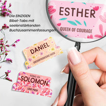 Laden Sie das Bild in den Galerie-Viewer, Florale Bibelregister 66 zum Abziehen und Aufkleben