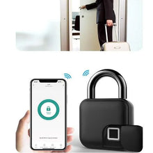 Laden Sie das Bild in den Galerie-Viewer, Intelligentes biometrisches Bluetooth-Fingerabdruck-Vorhängeschloss