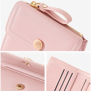 Fashion Tri-fold Damen-Geldbörse faltbar