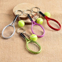 Laden Sie das Bild in den Galerie-Viewer, Mini-Tennisschläger Schlüsselanhänger