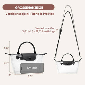 Transparente PVC-Handtasche