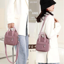 Laden Sie das Bild in den Galerie-Viewer, Nylon Satchel Handtasche