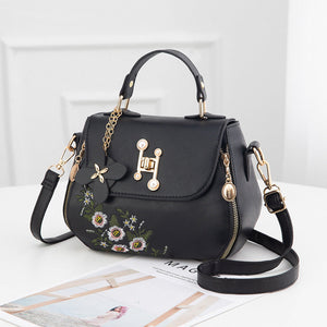 Modische Bestickte Bucket Bag